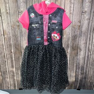 LOL Surprise dress, girls size 10/12
